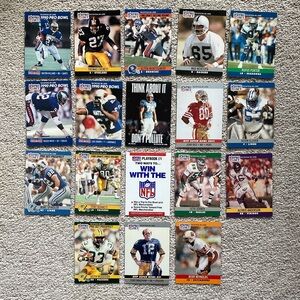 Vintage 1990 NFL Trading Card LOT